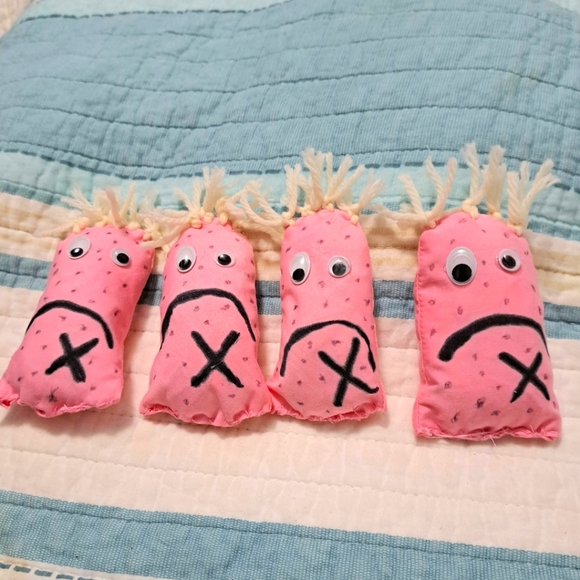 Handmade Other - 4 Worry Warts 4" Tall (Handmade)